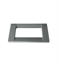 Vimar Idea 16734.21 Classic Plate 4 Module Silber